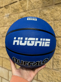 Load image into Gallery viewer, Personalised Buffalo Rubber Blue Basketball (Size 5)
