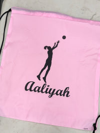 Load image into Gallery viewer, Personalised Netball Drawstring Bag
