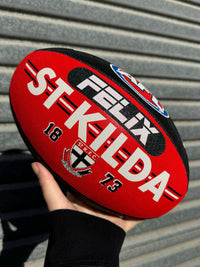 Load image into Gallery viewer, Personalised AFL Official St Kilda FC Saints Club Football (Size 5)
