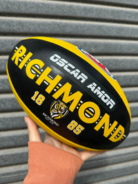 Load image into Gallery viewer, Personalised AFL Official Richmond Tigers Club Football (Size 5)
