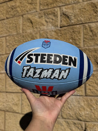 Load image into Gallery viewer, Personalised NSW Blues State Of Origin Official NRL Ball (Size 5)
