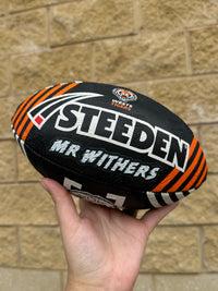 Load image into Gallery viewer, Personalised Official NRL Team balls (11inch mini ball)
