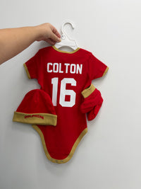 Load image into Gallery viewer, Personalised Dolphins NRL Lullaby 3pc Baby Gift Set
