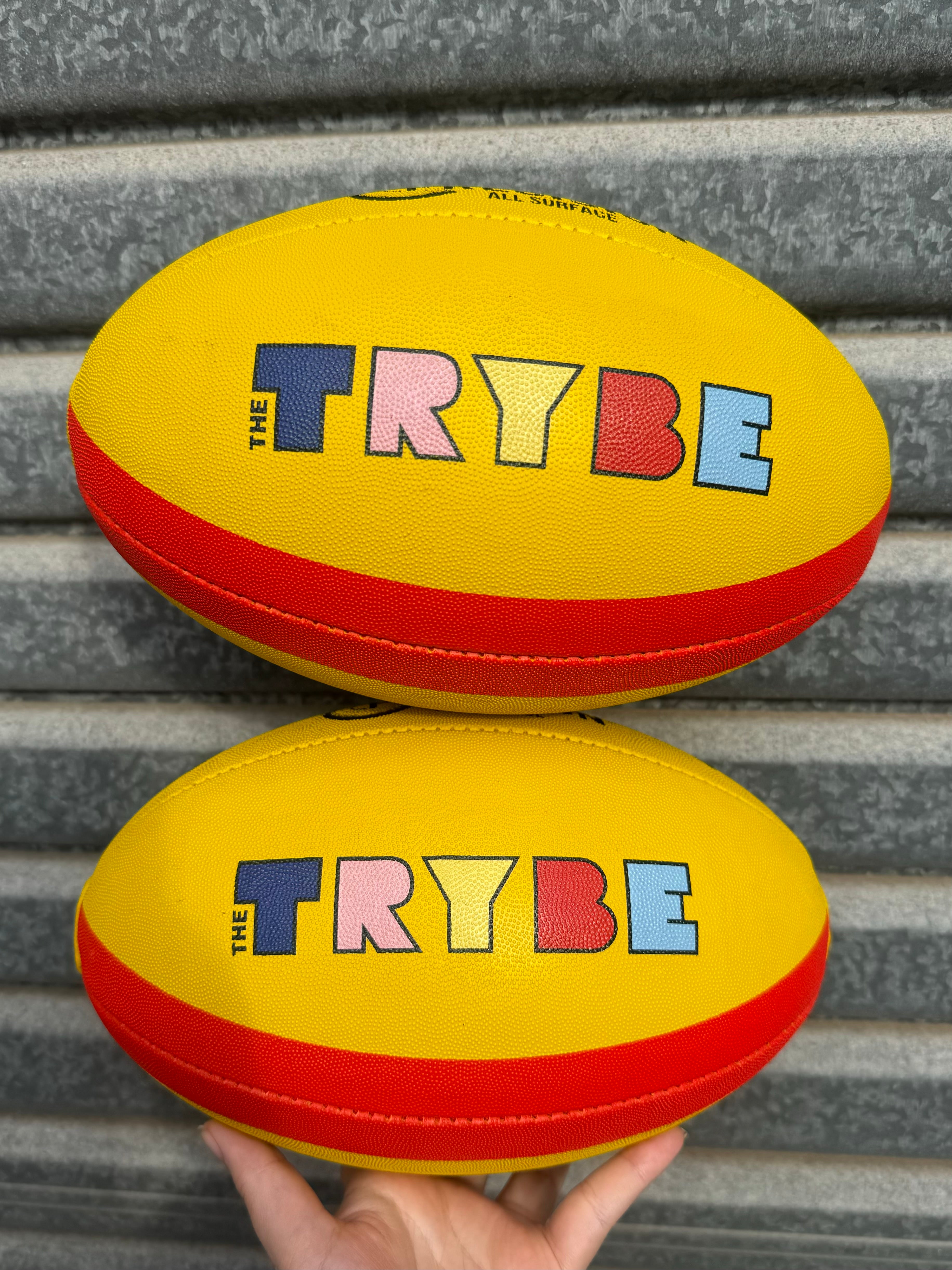 Personalised AFL Precision Football - Yellow (Size 3 & 5)