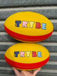 Load image into Gallery viewer, Personalised AFL Precision Football - Yellow (Size 5)
