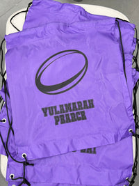Load image into Gallery viewer, Personalised Rugby Drawstring Bag
