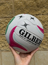 Load image into Gallery viewer, Personalised Gilbert 2025 Gripsure Match Netball (SIZE 5) - 7 Day Dispatch
