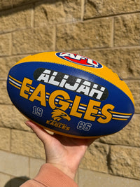 Load image into Gallery viewer, Personalised AFL Official West Coast Eagles Club Football (Size 5)

