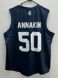 Load image into Gallery viewer, Personalised Carlton Blues AFL Guernsey
