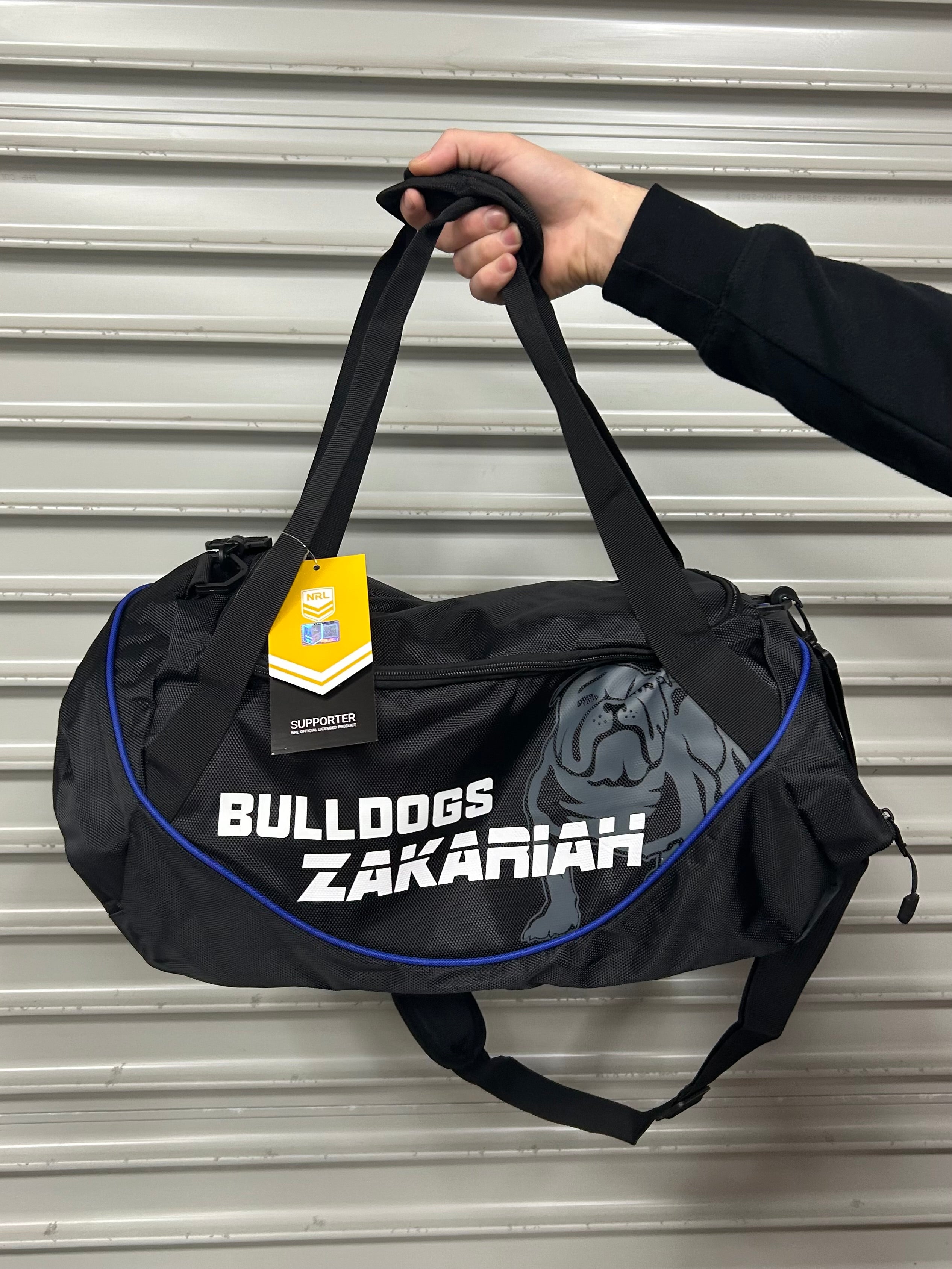 Personalised Canterbury Bulldogs Official NRL Sports Bag