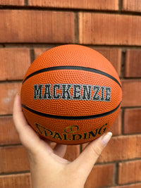 Load image into Gallery viewer, Personalised Mini Spalding Basketball (Size 1 &amp; 3)
