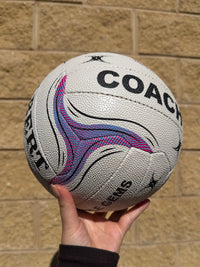 Load image into Gallery viewer, Personalised Gilbert 2026 White Eclipse M500 Netball (SIZE 4, 5)
