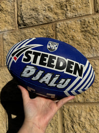 Load image into Gallery viewer, Personalised Canterbury Bulldogs Official NRL Ball (Size 5)

