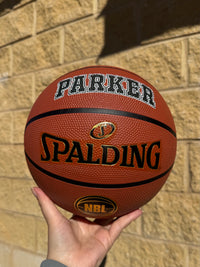 Load image into Gallery viewer, Personalised NBL Spalding Rubber Basketball (Size 6)

