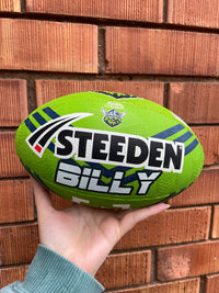 Load image into Gallery viewer, Personalised Canberra Raiders Official NRL Ball (11inch mini ball)
