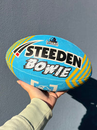 Load image into Gallery viewer, Personalised Gold Coast Titans Player Pack Bundle (Official Ball + Backpack + Ball Pump)
