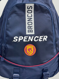 Load image into Gallery viewer, Personalised Brisbane Broncos Official NRL Backpack
