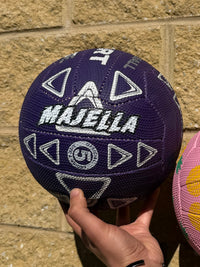 Load image into Gallery viewer, Personalised Hart Fuse Purple Netball (SIZE 4, 5)
