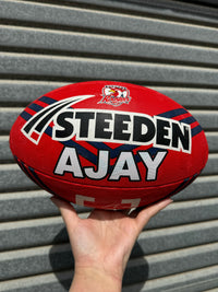 Load image into Gallery viewer, Personalised Sydney Roosters Official NRL Ball (Size 5)

