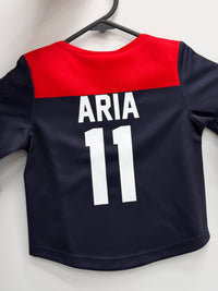 Load image into Gallery viewer, Personalised Melbourne Demons AFL Toddler Guernsey
