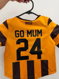 Load image into Gallery viewer, Personalised Hawthorn Hawks AFL Toddler Guernsey
