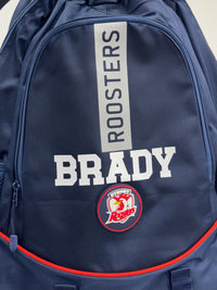 Load image into Gallery viewer, Personalised Sydney Roosters Official NRL Backpack
