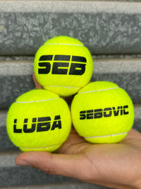 Load image into Gallery viewer, Personalised Slazenger Tennis Balls (4 Pack)
