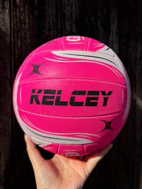 Load image into Gallery viewer, Personalised Gilbert Pink Netball (SIZE 5)
