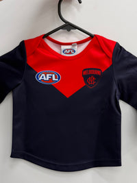 Load image into Gallery viewer, Personalised Melbourne Demons AFL Toddler Guernsey
