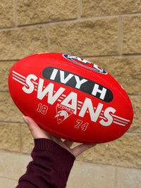 Load image into Gallery viewer, Personalised AFL Official Sydney Swans Club Football (Size 5)
