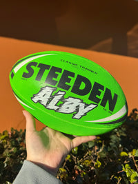 Load image into Gallery viewer, Personalised Green Steeden Rugby League (Size 5)
