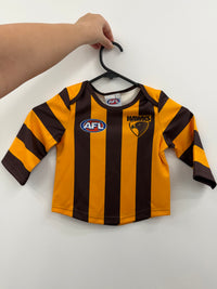 Load image into Gallery viewer, Personalised Hawthorn Hawks AFL Toddler Guernsey
