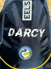 Load image into Gallery viewer, Personalised Parramatta Eels Official NRL Backpack
