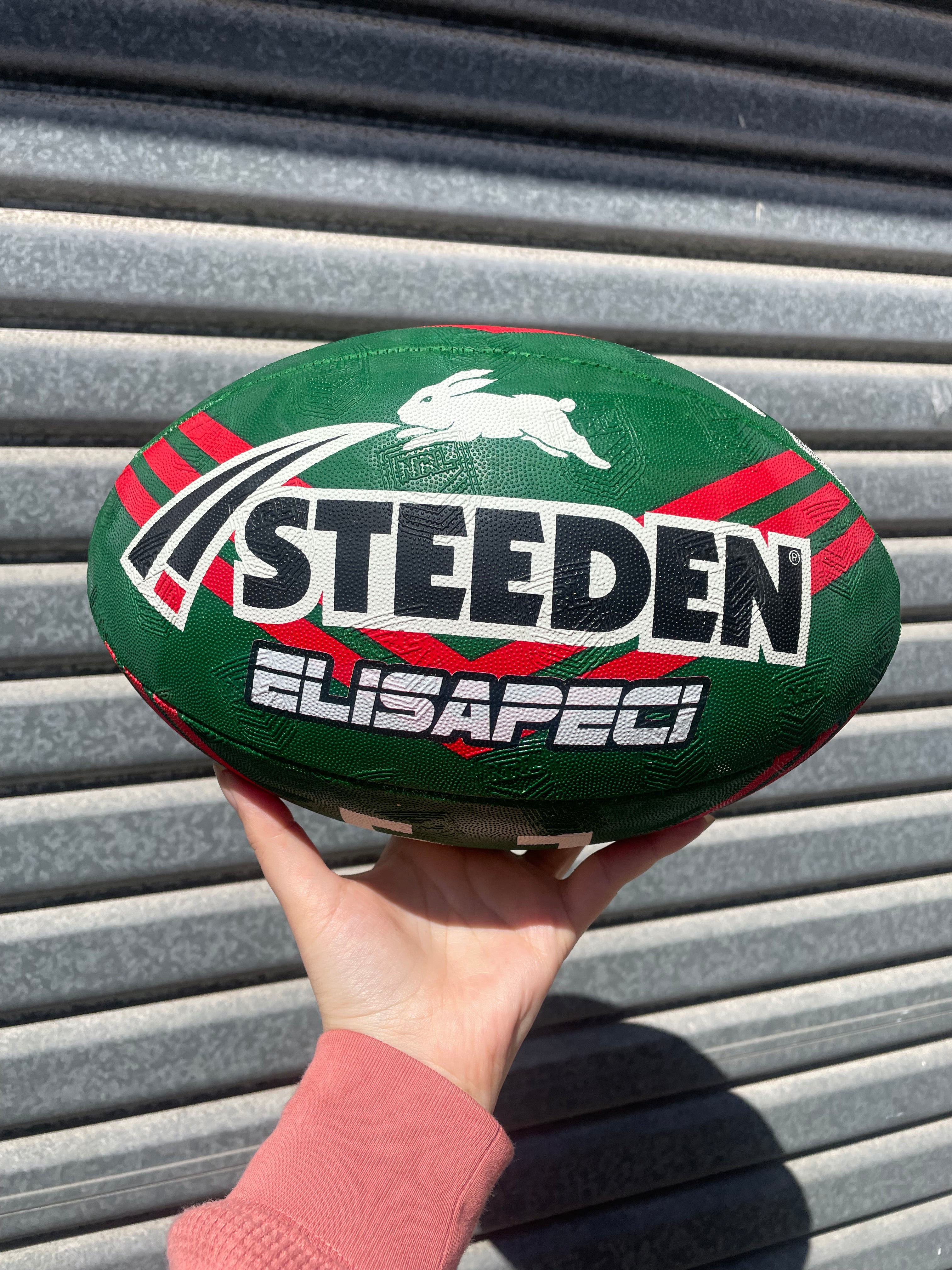 Personalised South Sydney Rabbitohs Official NRL Ball (size 5)