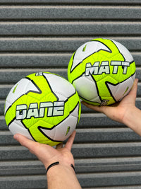 Load image into Gallery viewer, Personalised Neon Deploy Soccer Ball (Size 3, 4 ,5)

