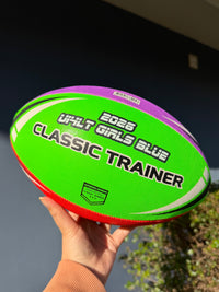 Load image into Gallery viewer, Personalised Multi Colour Steeden Rugby League Ball (Mini, Mod, Size 5)
