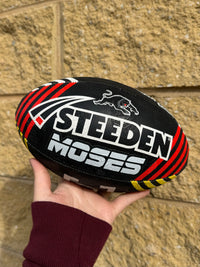 Load image into Gallery viewer, Personalised Penrith Panthers Official NRL Ball (11inch mini ball)
