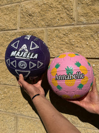 Load image into Gallery viewer, Personalised Hart Fuse Purple Netball (SIZE 4, 5)
