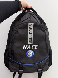 Load image into Gallery viewer, Personalised Canterbury Bulldogs Official NRL Backpack
