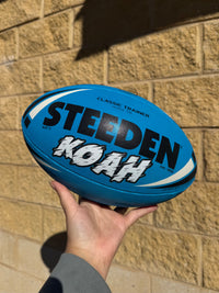 Load image into Gallery viewer, Personalised Blue Steeden Rugby League (Size 5)
