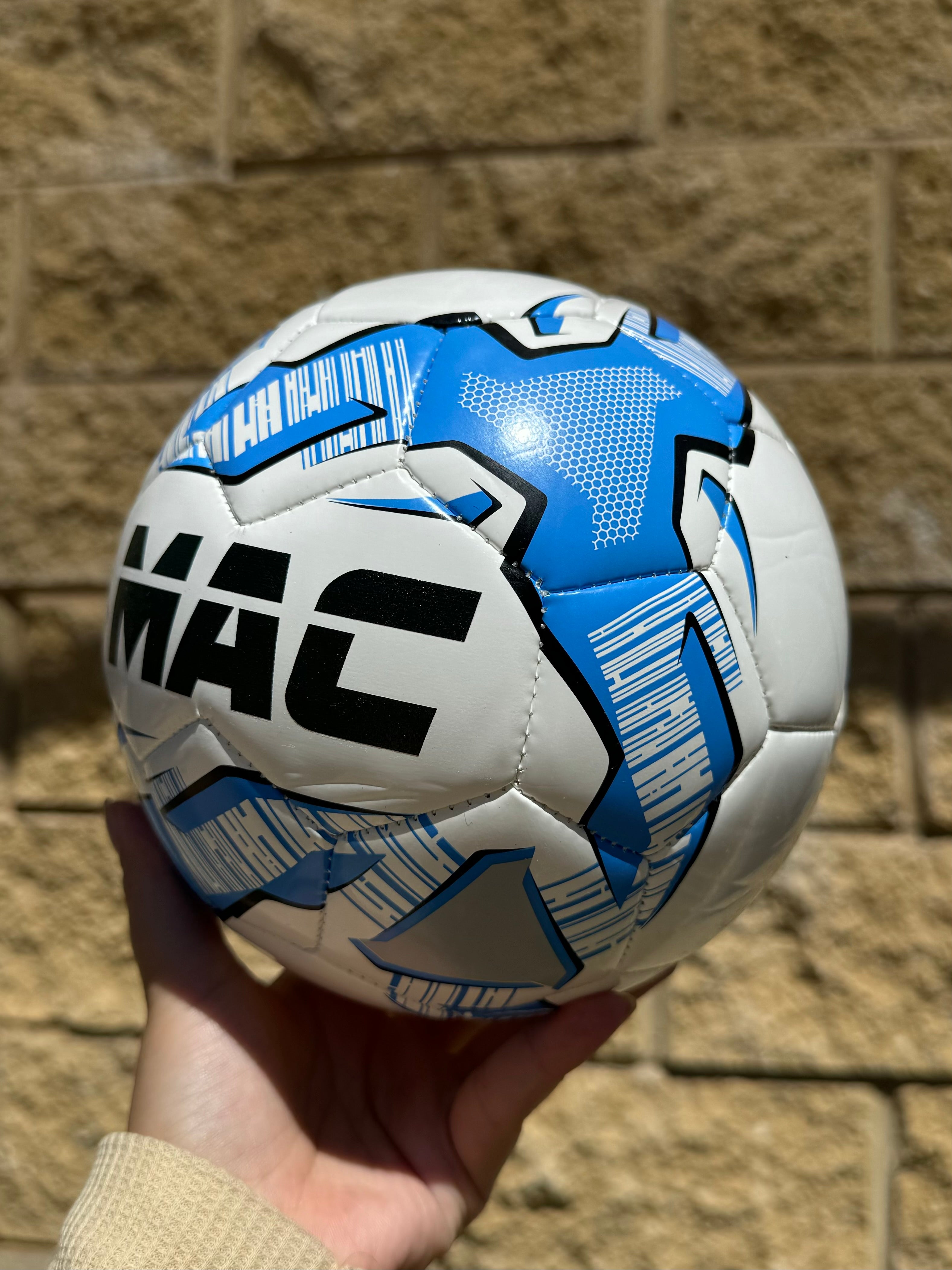 Personalised Mi-Ball Blue Soccer Ball (Size 3, 4, 5)