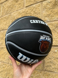 Load image into Gallery viewer, Personalised Wilson BNSW Black Rubber Basketball (Size 5, 6 &amp; 7)
