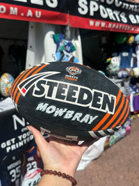 Load image into Gallery viewer, Personalised Wests Tigers Official NRL Ball (Size 5)
