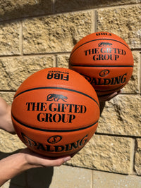 Load image into Gallery viewer, Personalised Spalding Precision TF-1000 Composite Leather Basketball (Size 5, 6, 7) - 7 Day Dispatch

