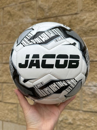 Load image into Gallery viewer, Personalised Mi-Ball Black Soccer Ball (Size 3, 4, 5)
