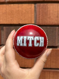 Load image into Gallery viewer, Personalised Red Cricket Ball
