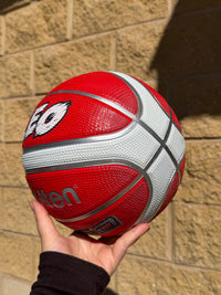 Load image into Gallery viewer, Personalised Molten GRX Red/White Rubber Basketball (Size 5)
