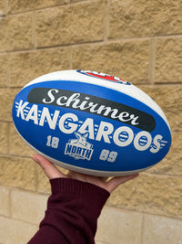 Load image into Gallery viewer, Personalised AFL Official North Melbourne Kangaroos Club Football (Size 5)

