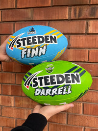 Load image into Gallery viewer, Personalised Canberra Raiders Official NRL Ball (Size 5)
