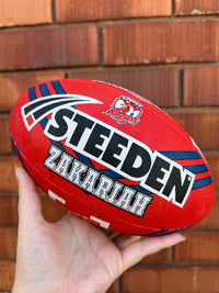 Load image into Gallery viewer, Personalised Sydney Roosters Official NRL Ball (11inch mini ball)
